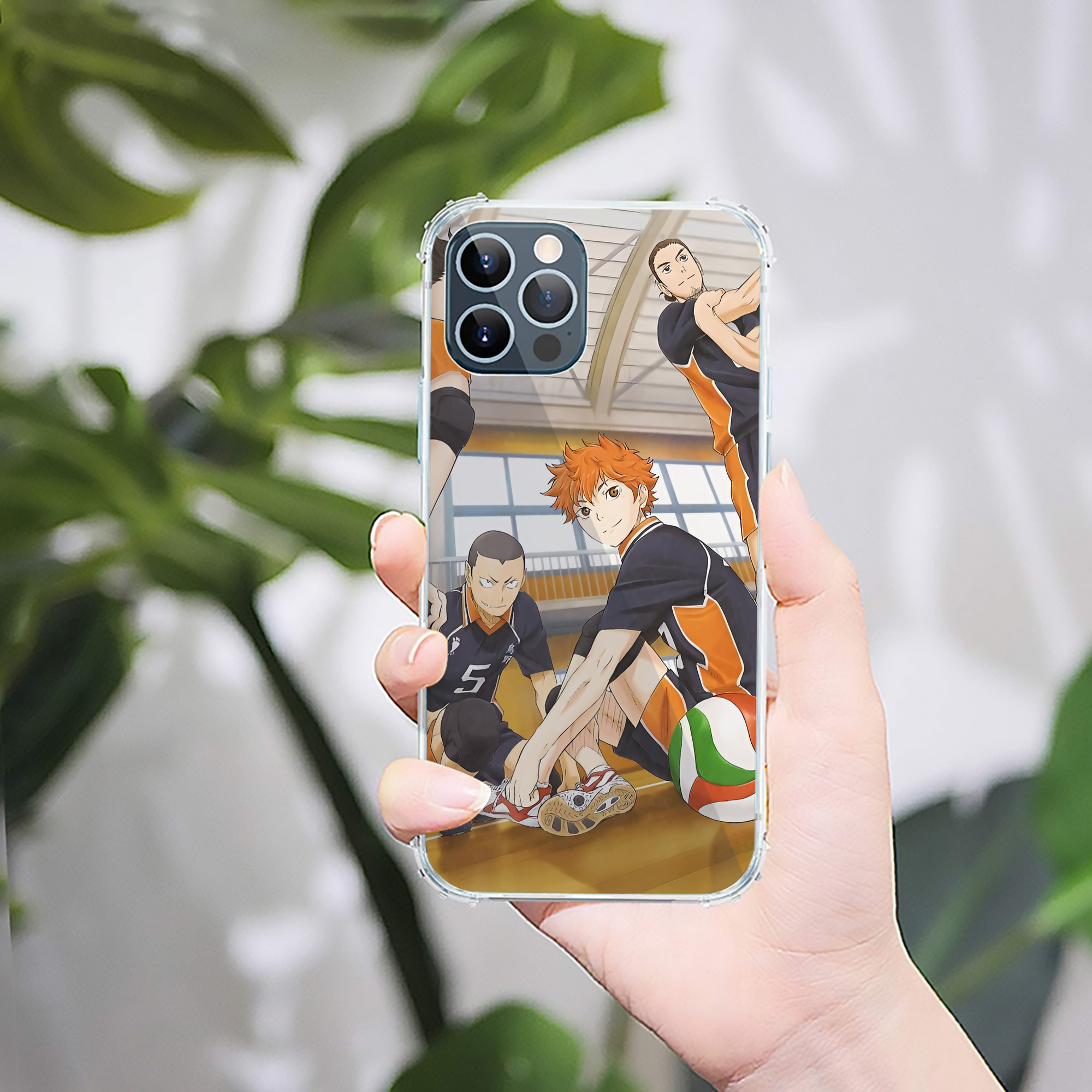 （画像用） ハイキュー!! Haikyu!! 【iPhone 12シリーズ対応】透明スマホケース（クリアソフトケース）